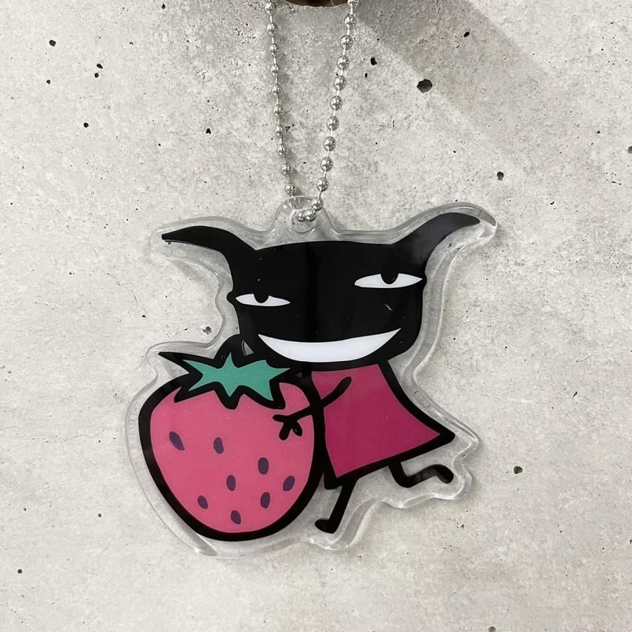 キーホルダー わるものいちご - ARANZINET ONLINESHOP - アランジ