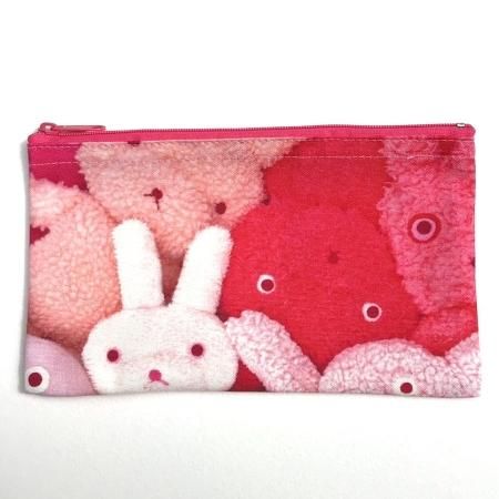 細長ペンケース うさぎなかよく並ぶ - ARANZINET ONLINESHOP