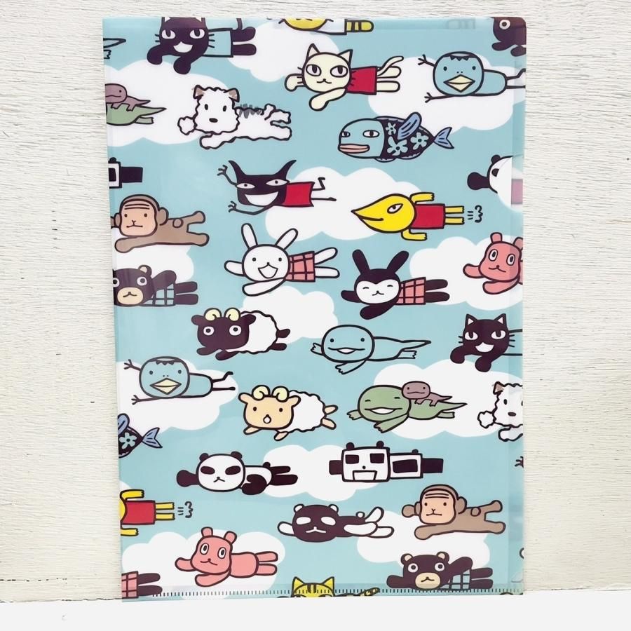 クリアファイル みんな空を飛ぶ - ARANZINET ONLINESHOP - アランジ