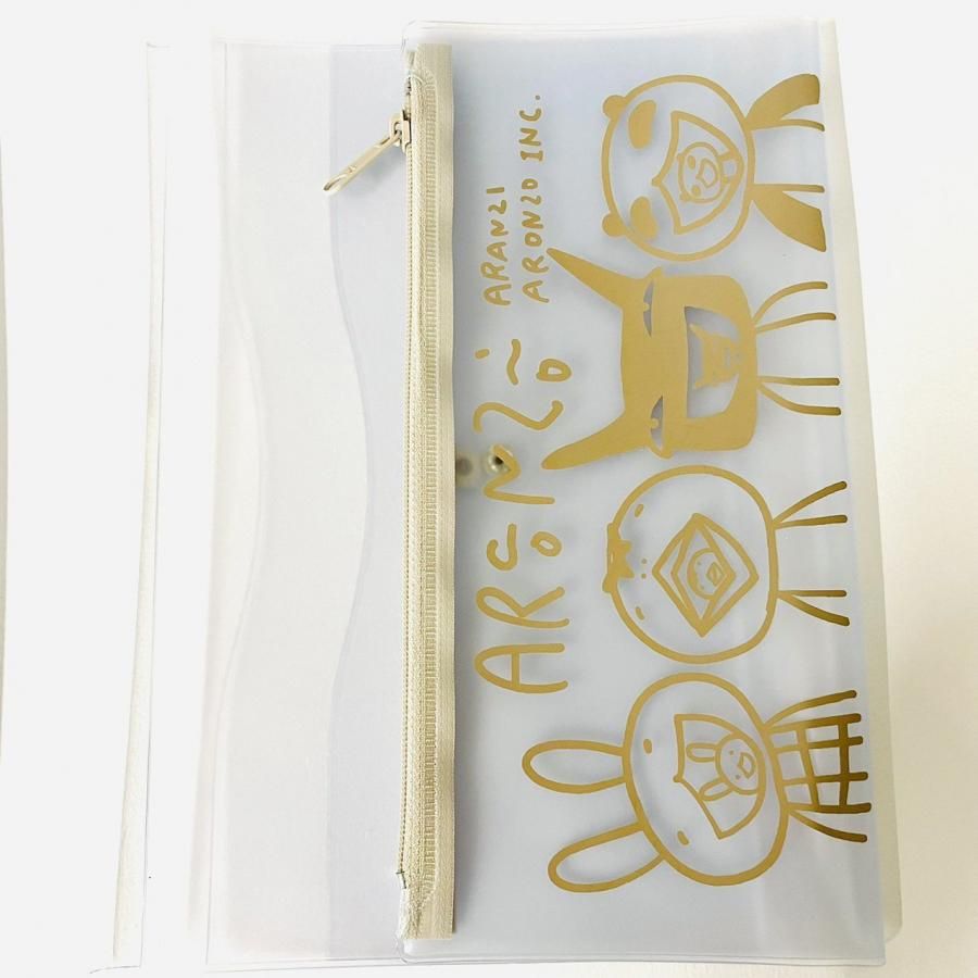 ペンケース付きノートカバー 大きな口 - ARANZINET ONLINESHOP