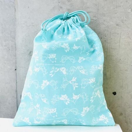 ゆきのひあざらし兄弟 巾着ショルダーバッグ あめんぼどーる