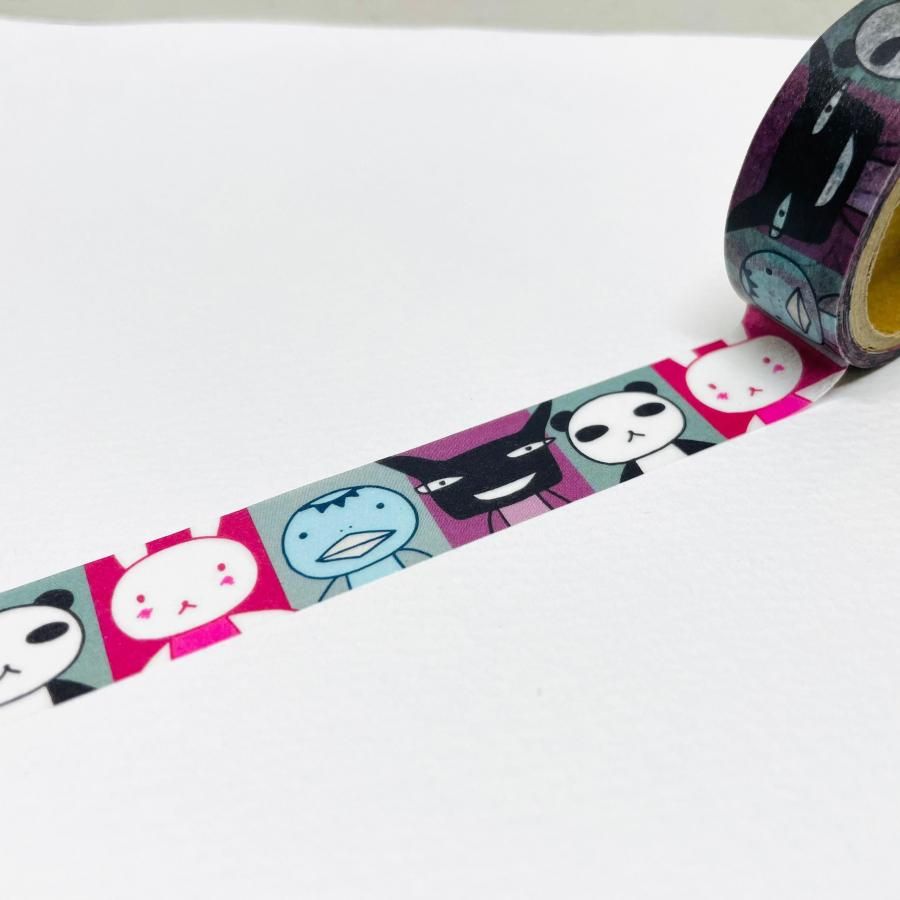 テープ・マスキングテープ gem まとめ買い】マスキングテープ アニマル562 0890/358598 | ワッツ