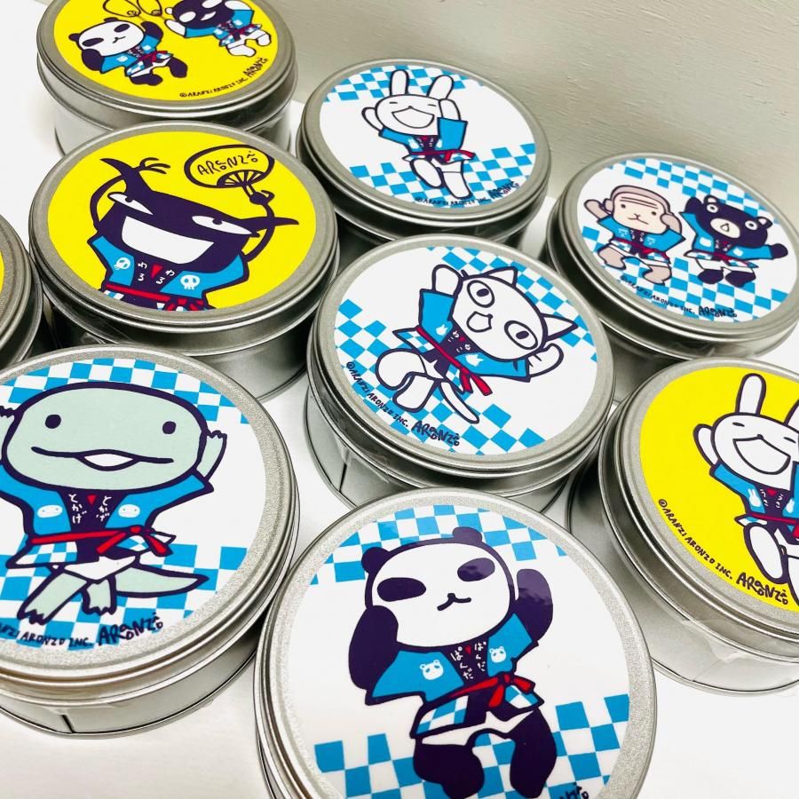 いろいろ丸缶せんべい【祭り柄】 - ARANZINET ONLINESHOP