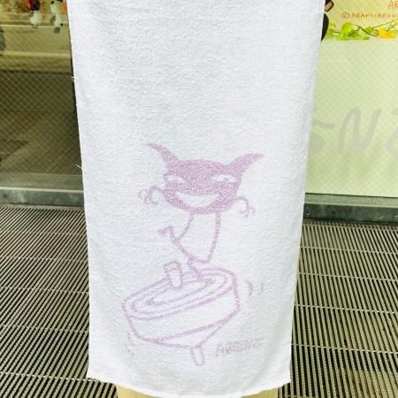 手拭いタオル colour magicピカソ フェイスタオル／オレンジ 1-60282-31-OR