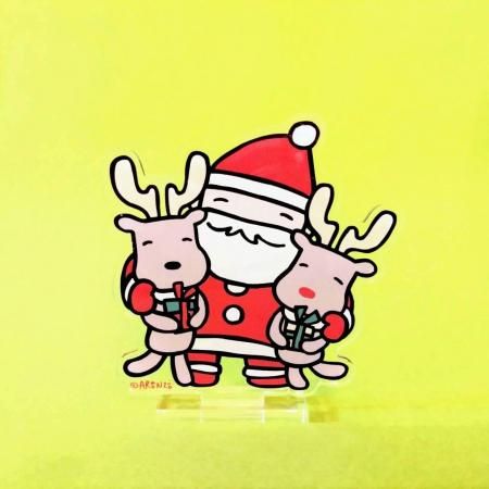 <img class='new_mark_img1' src='https://img.shop-pro.jp/img/new/icons1.gif' style='border:none;display:inline;margin:0px;padding:0px;width:auto;' />サンタとトナとルドルフ(アクリルスタンド)