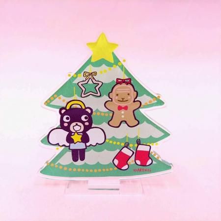 クリスマスツリーくまオーナメント（アクリルスタンド） - ARANZINET
