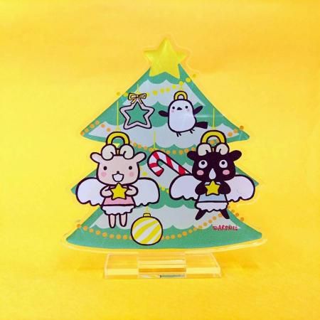 <img class='new_mark_img1' src='https://img.shop-pro.jp/img/new/icons1.gif' style='border:none;display:inline;margin:0px;padding:0px;width:auto;' />クリスマスツリーひつじオーナメント(アクリルスタンド)
