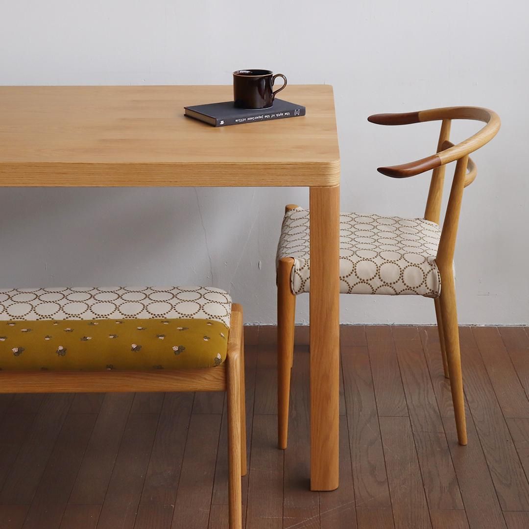 ユーロ ベンチ / ミナペルホネン タンバリン＆ライトベリー ｜三島家具