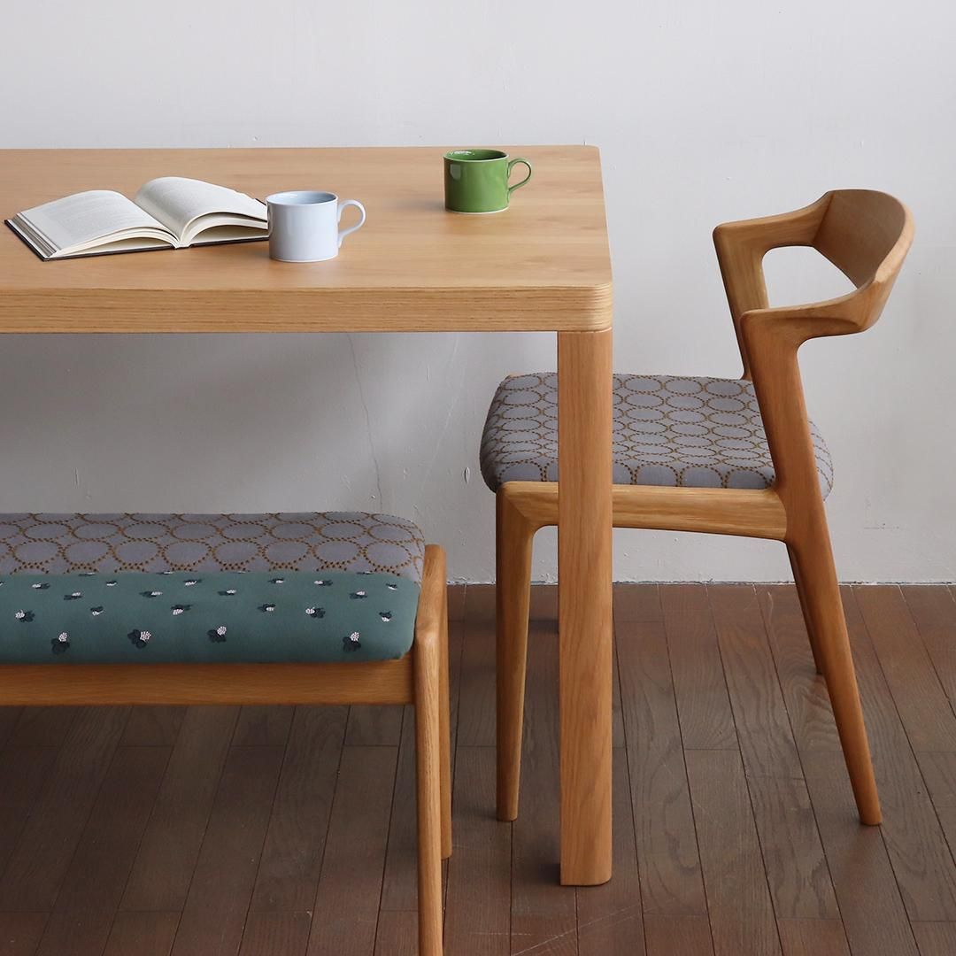 ユーロ ベンチ / ミナペルホネン タンバリン＆ライトベリー ｜三島家具