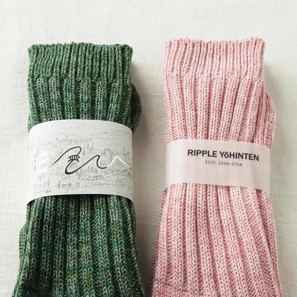 ezu / RIPPLE YoHINTEN / リップル洋品店 / ソメイロくつした