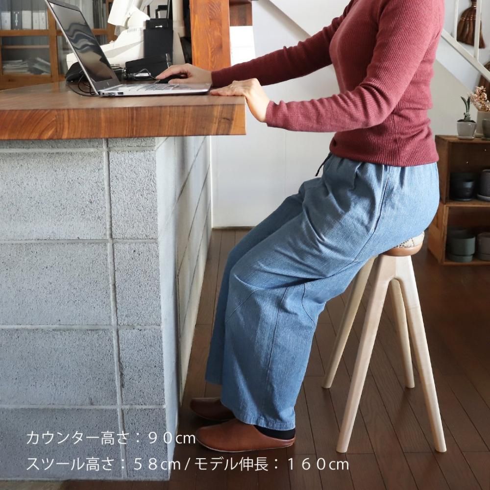 ナガノインテリア コッペ キッチンスツール SC338-1S63 | 家具