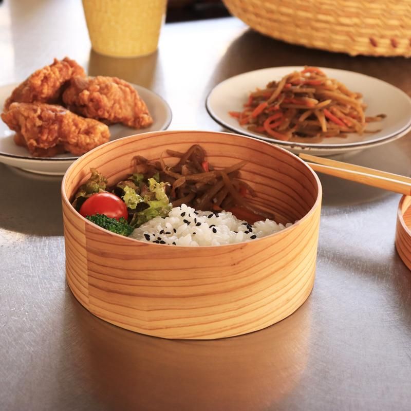 日本製 エゾ松の曲げわっぱ お弁当箱 楽天市場】曲げわっぱ 弁当箱 日本製 エゾ松 一段 250ml 木製