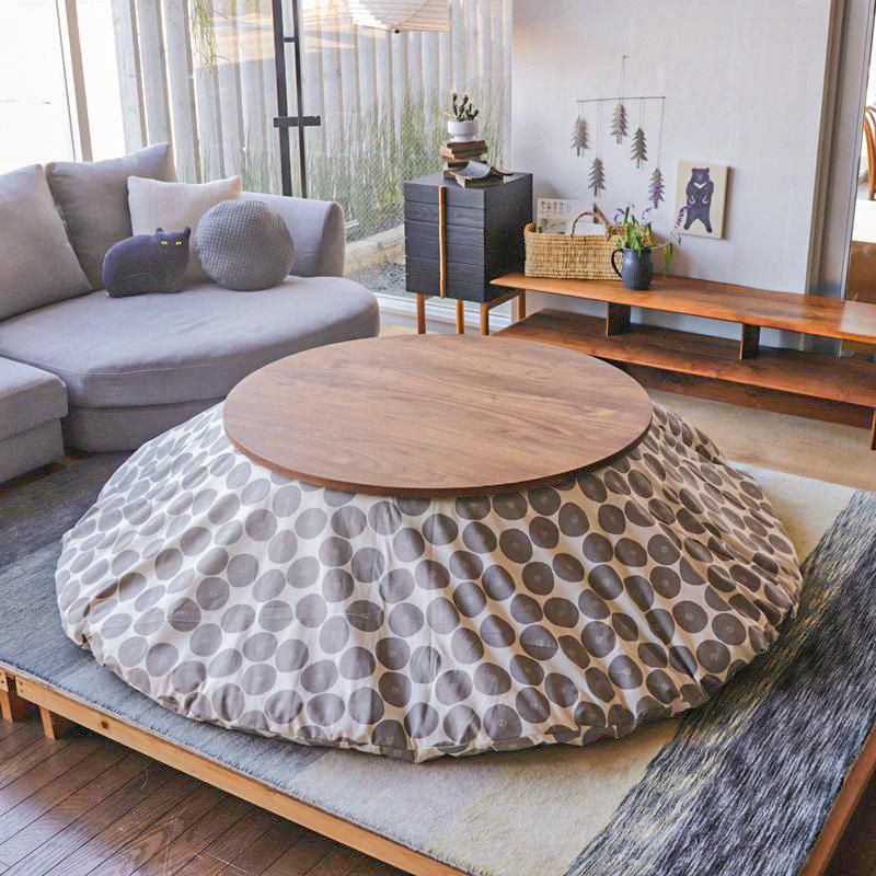 ●日本正規品● こたつ布団カバー/トモタケ あんぱん/円形230cm-三島家具 その他