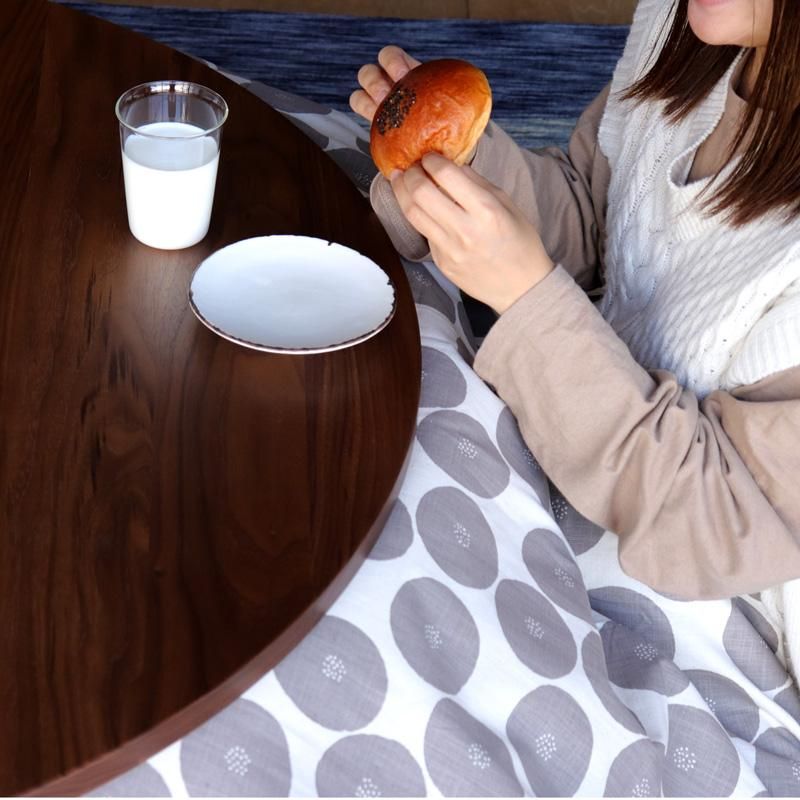 こたつ布団カバー/トモタケ あんぱん/円形230cm-三島家具 こたつ布団カバー/トモタケ あんぱん/円形230cm-三島家具