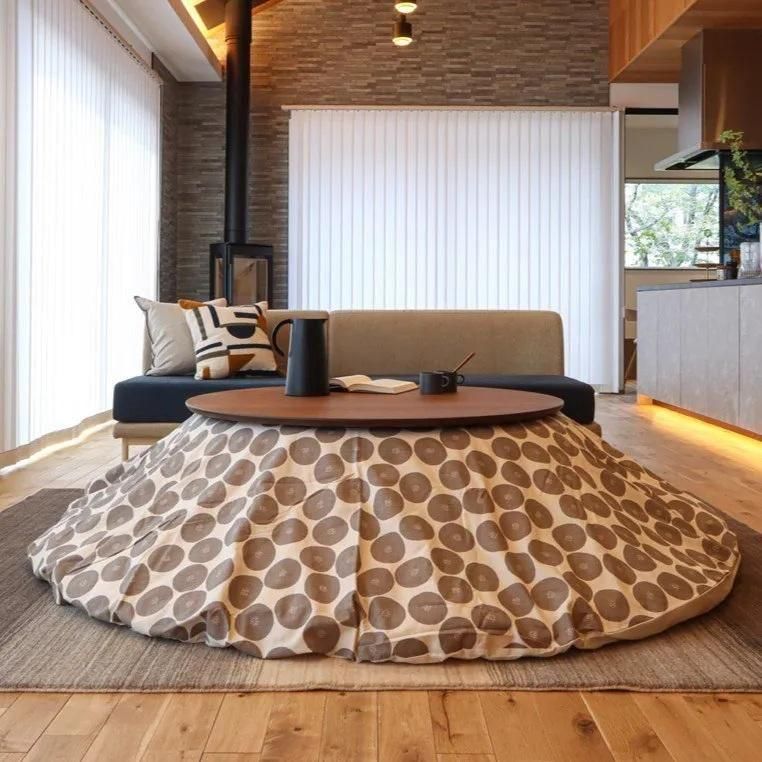 こたつ布団カバー/トモタケ あんぱん/円形230cm-三島家具オンライン