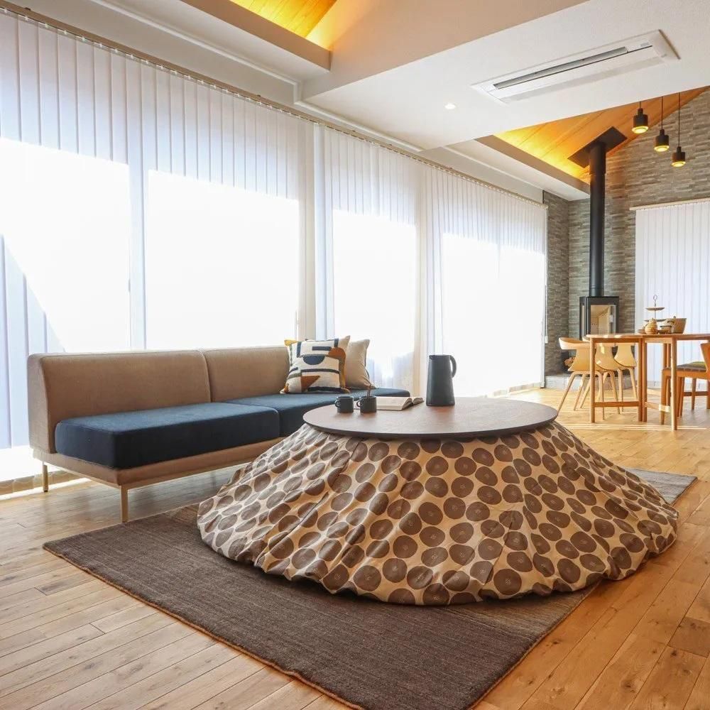 こたつ布団カバー/トモタケ あんぱん/円形230cm-三島家具オンライン