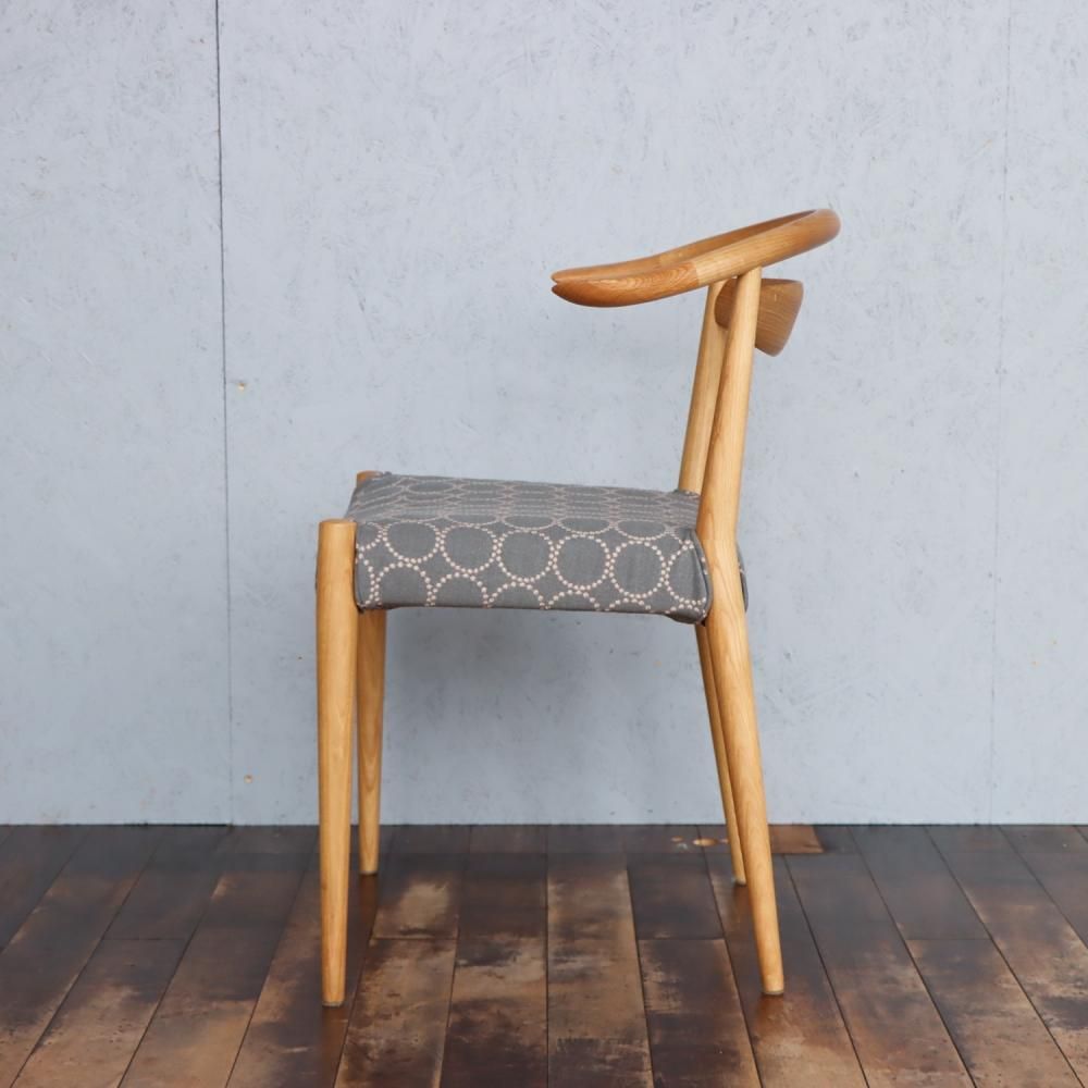 日進木工 WHITE WOOD WOC132チェア ミナ ペルホネン - dop 日進木工 WHITE WOOD WOC132チェア ミナ ペルホネン - dop