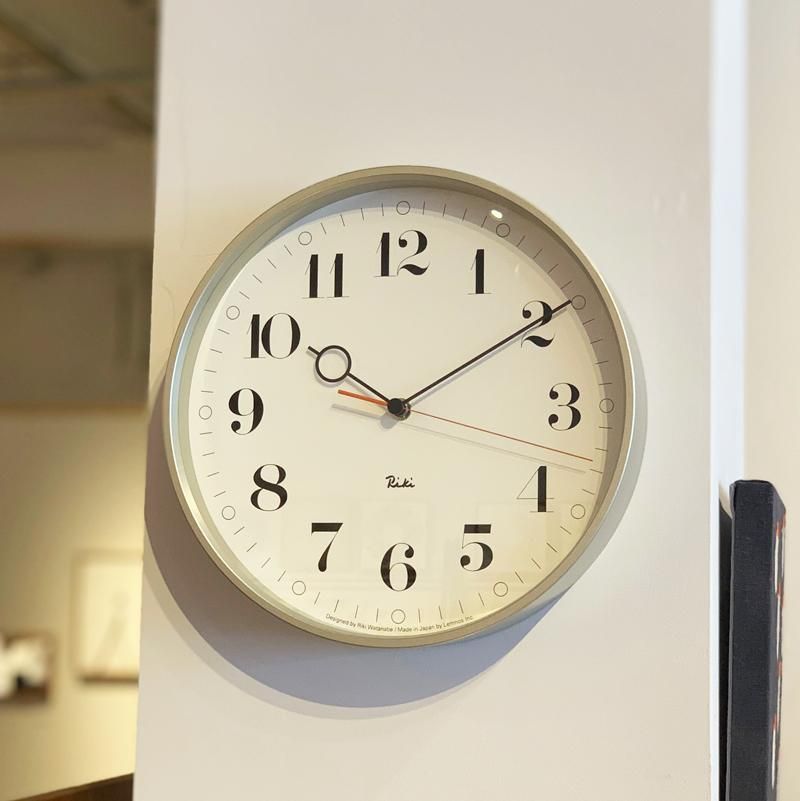 RIKI RING CLOCK / 壁掛け時計 / ブラック・ホワイト - 丁寧な RIKI RING CLOCK / 壁掛け時計 / ブラック・ホワイト - 丁寧な