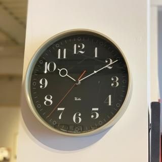 RIKI RING CLOCK / 壁掛け時計 / ブラック・ホワイト - 丁寧な