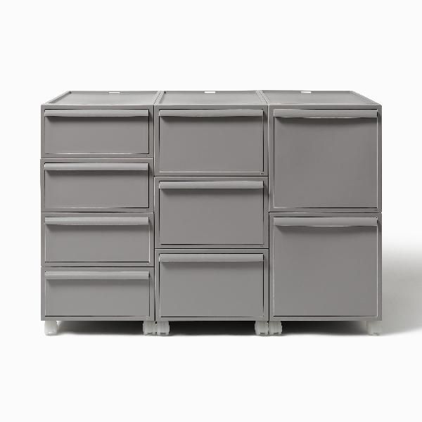 新品★ like-itクローゼットシステム 引出し (M) 3個組 ライクイット 【選べる豪華特典】 クローゼットシステム引出しM