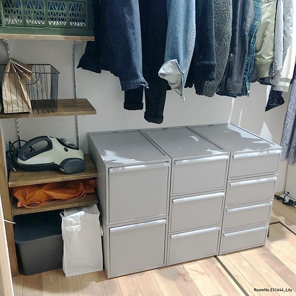 新品★ like-itクローゼットシステム 引出し (M) 3個組 楽天市場】マラソン+4倍日 【 ライクイット クローゼット