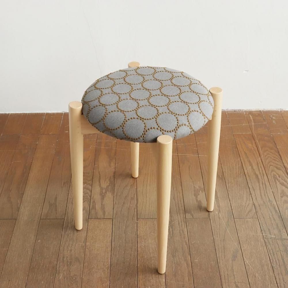 秋田木工/リュッケスツール/ミナ ペルホネン/4色｜三島家具オンライン