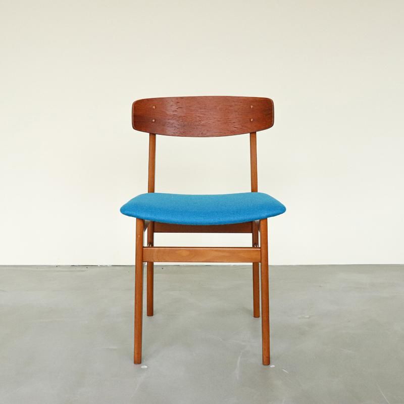 デンマーク Niels Koefoed EVA チーク チェア リバコ 張替済み