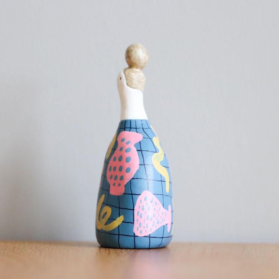 アルパカさんまとめ売り Siblings of alpaca ( アルパカの兄弟 ) / ひとびと / 陶器置物 / 1点