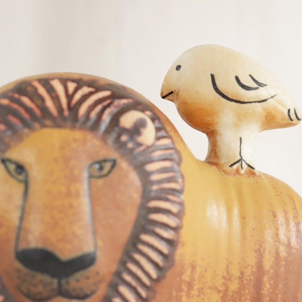 LISA LARSON / リサラーソン / Lion with Bird (ライオンと鳥 LISA LARSON / リサラーソン / Lion with Bird (ライオンと鳥