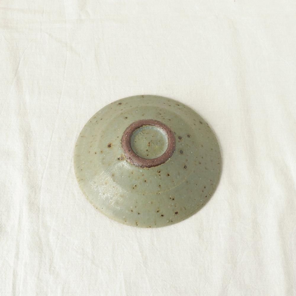関太一郎 / 浅鉢5寸 / オリーブグリーン -丁寧な暮らしの店