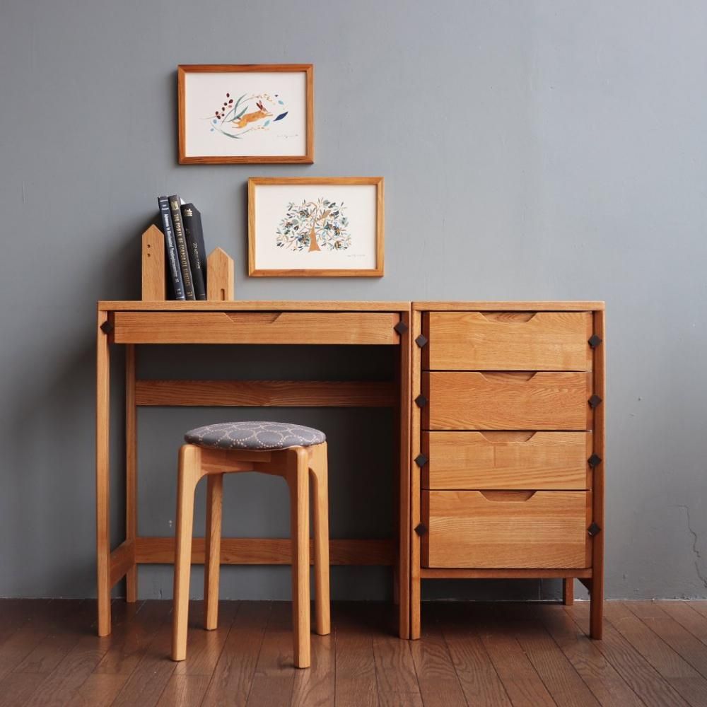 Prism/プリズム/デスク/幅65cm/タモ-丁寧な暮らしの店｜三島家具