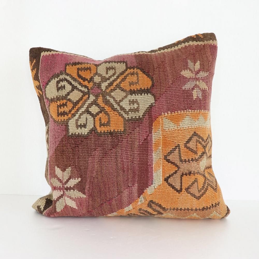 オールド絨毯　ピローカバー　トルコ　カルス オールド絨毯 ピローカバー トルコ カルス オールド絨毯 ピロー