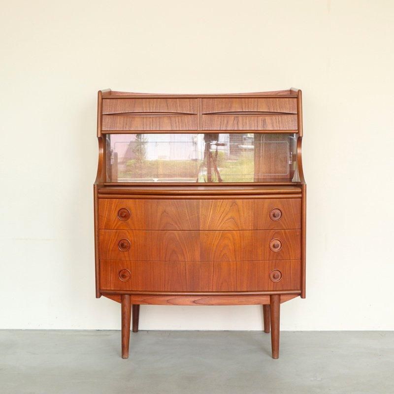 最終価格 ビンテージ 60s70s デンマーク製 ドレッサー　ライティングデスク ビンテージ 60s70s デンマーク製 ドレッサーライティングデスク