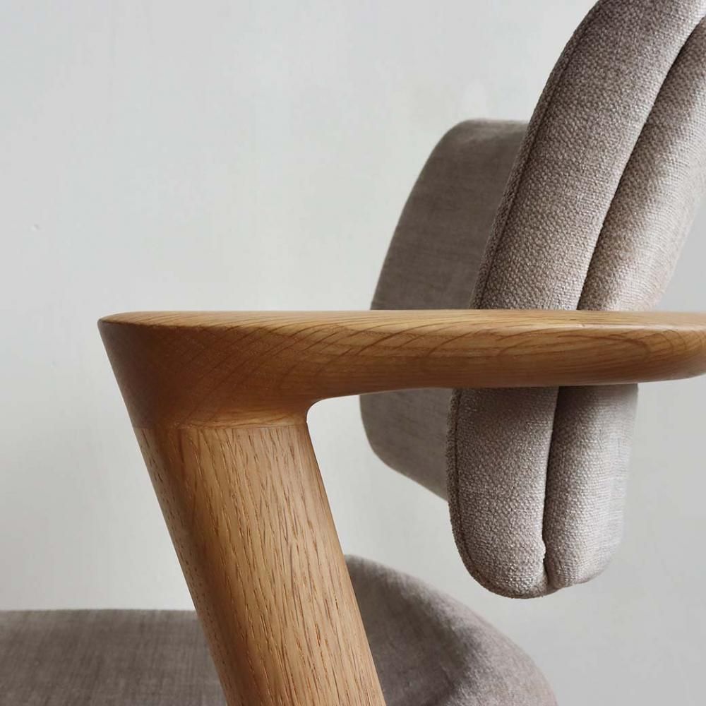 アームチェア　お値下げしました OUTLET】SEOTO セミアームチェア（張り座） 2脚セット | SALE