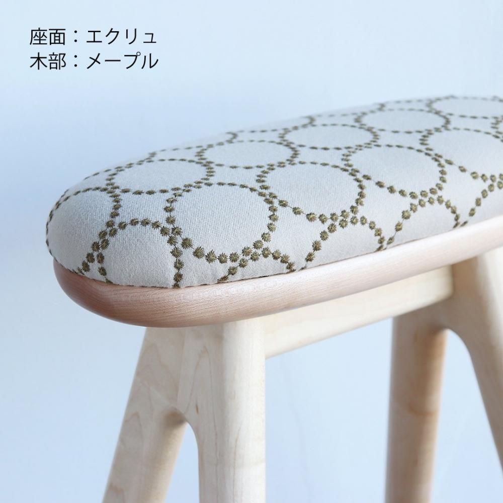 ちょい掛けスツールコッぺ 別注 ミナペルホネンtambourine|三島 ちょい掛けスツールコッぺ 別注 ミナペルホネンtambourine|三島