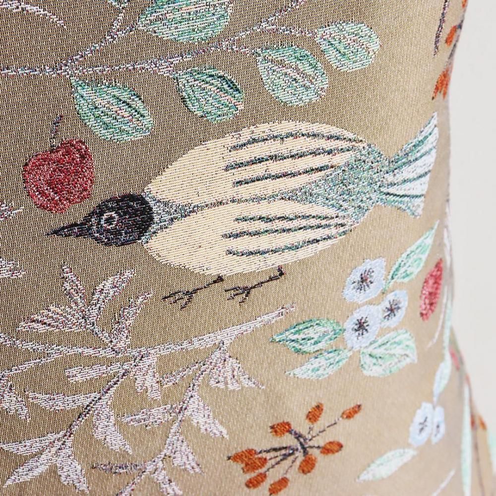 新品　松尾ミユキ　クッションカバー　フォレスト　45×45cm　バード　鳥　とり 新品 松尾ミユキ クッションカバー フォレスト 45×45cm バード