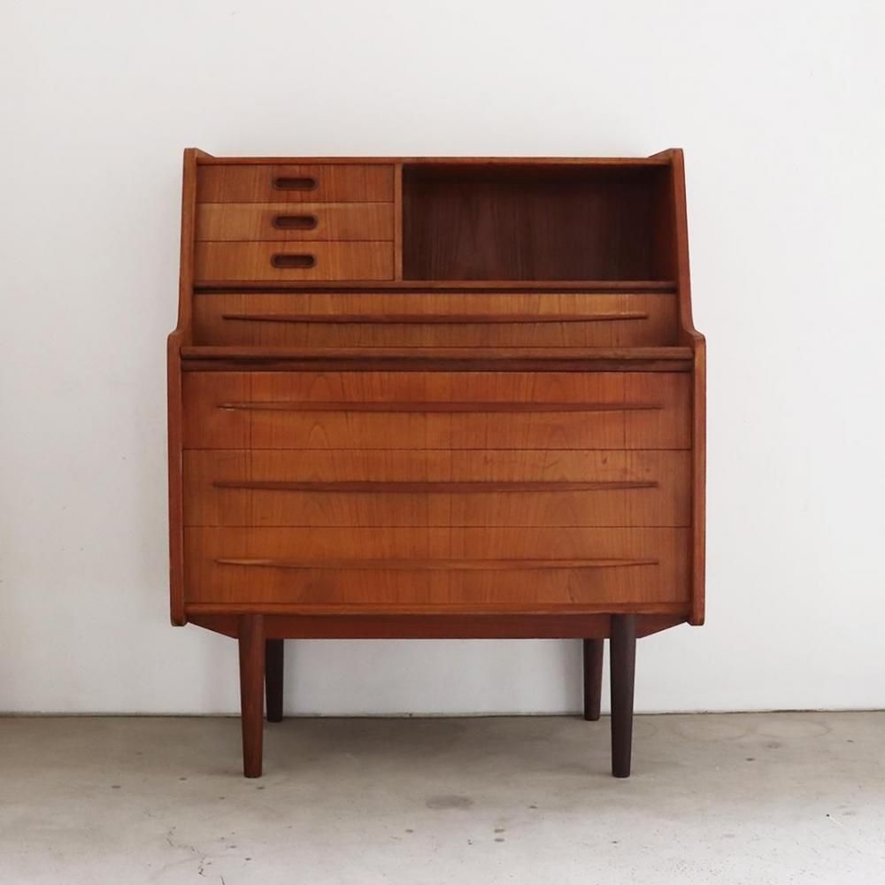 北欧ヴィンテージ 家具 北欧家具 チェストビンテージ ビューロー ビューロー チーク 北欧ビンテージ家具CLOVERKY