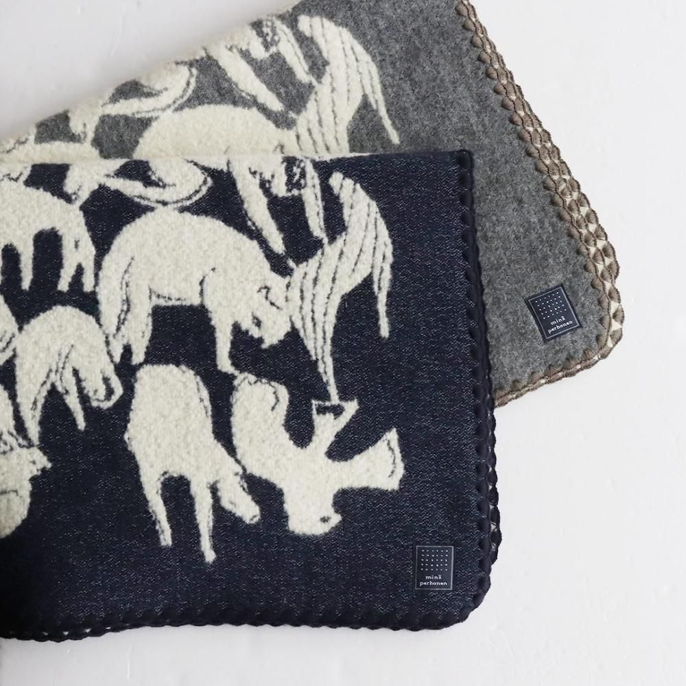 mina perhonen ミナペルホネン｜ウールブランケット - 丁寧な