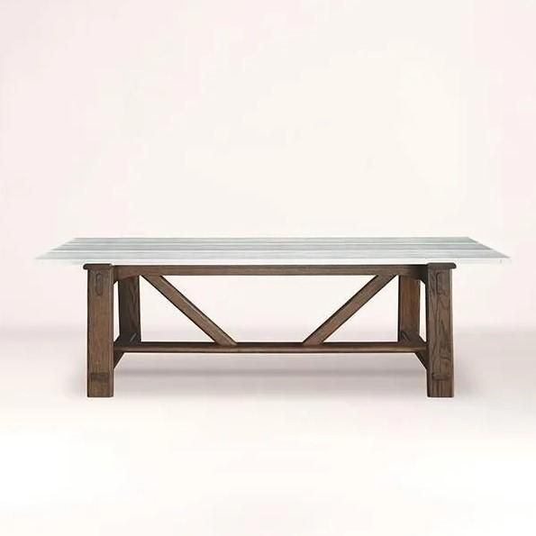 ICE BERG WOOD DINING TABLE