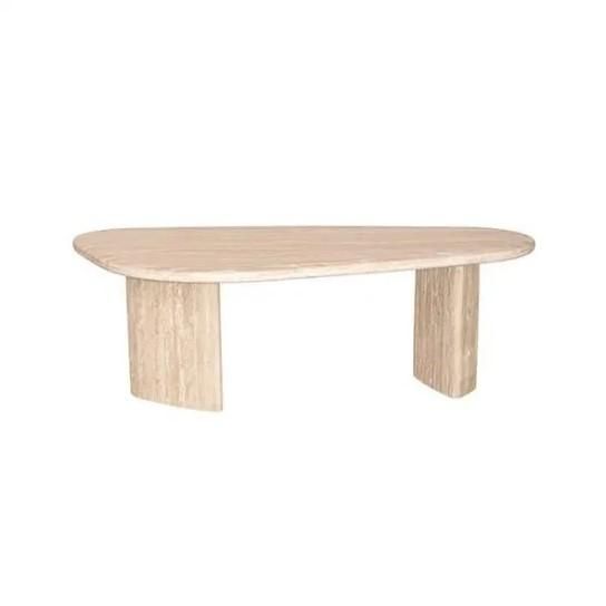 TRAVERTINE COFFEE TABLE / hight-type
