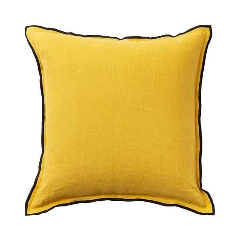 Linen CUSHION COVER / Mustard