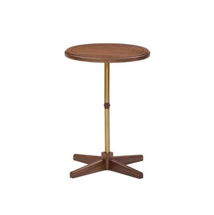 LIEN ROUND SIDE TABLE / WALNUT