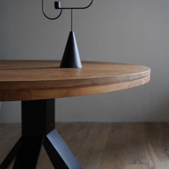 ASPLUND ダイニングテーブル JATI CIRCLE110 ブラウン クリアランスセール 30％OFF！】NEW JATI CIRCLE 110 DINING