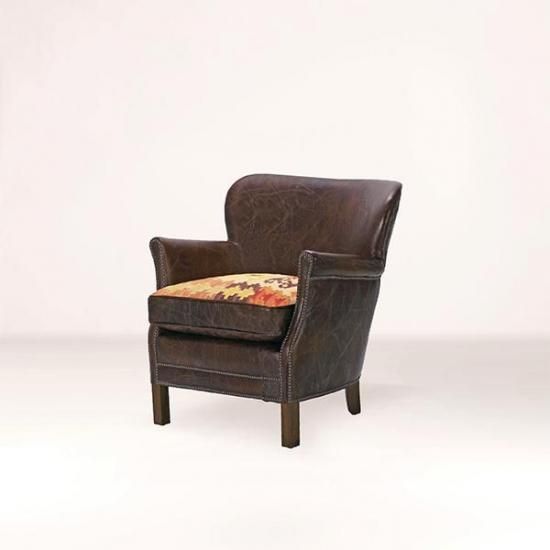 HALOPROFESSOR ARM CHAIR /BIKER TAN