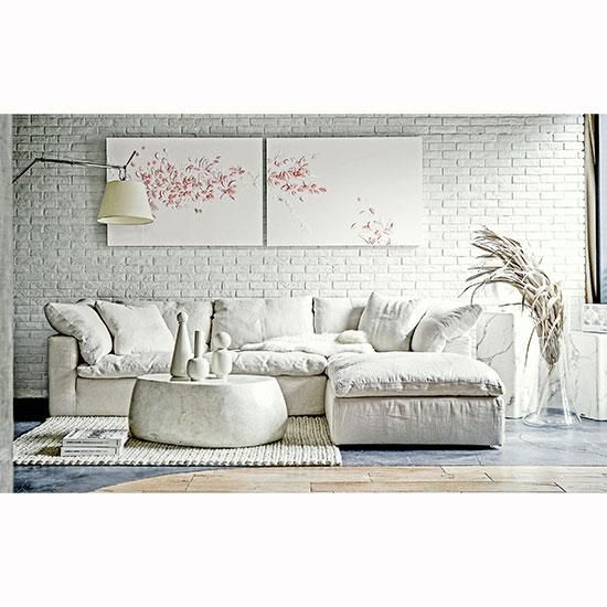 HALO】LUSCIOUS SECTIONAL 1P SOFA / WEIGHTY PURE FLAX - SHOP HALO】LUSCIOUS SECTIONAL 1P SOFA / WEIGHTY PURE FLAX - SHOP