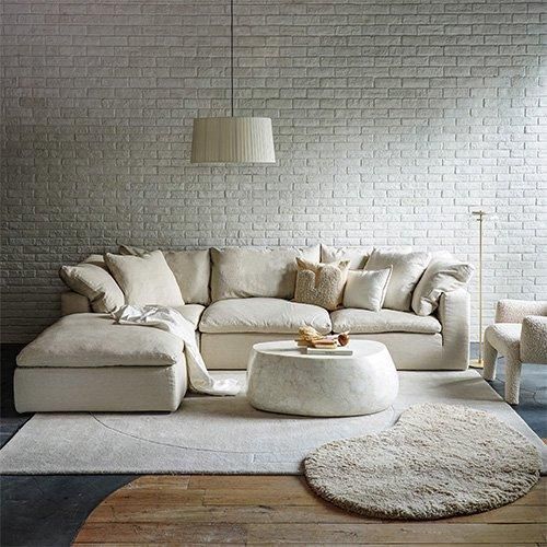 HALO】LUSCIOUS SECTIONAL 1P SOFA / WEIGHTY PURE FLAX - SHOP HALO】LUSCIOUS SECTIONAL 1P SOFA / WEIGHTY PURE FLAX - SHOP