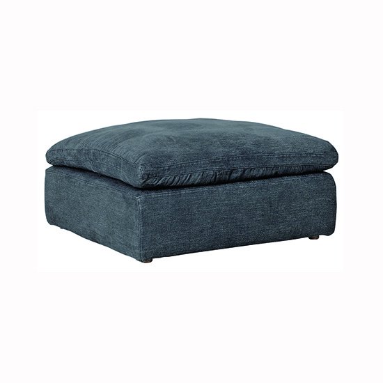 【HALO】LUSCIOUS SECTIONAL FOOT STOOL / GALATA LINEN GRAPHITE