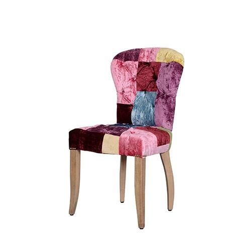 HALOCHESTER CHAIR /VELVET PATCHWORK BOHEME