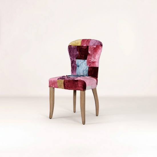 HALOCHESTER CHAIR /VELVET PATCHWORK BOHEME