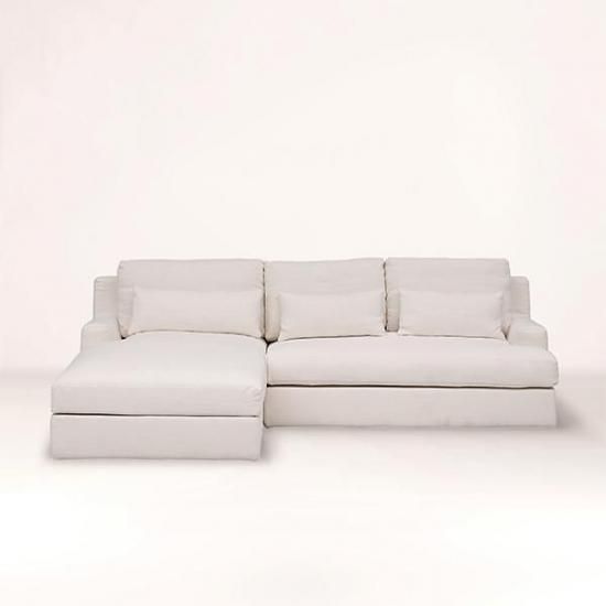 HALOPANAMA CHAISE LOUNGE SOFA /IVORY LHF